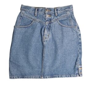 Jordache Light Blue Denim Mini Skirt Size 6